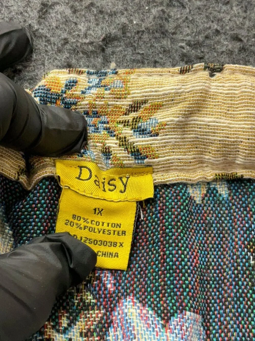 Floral Woven Brocade Jumpsuit - Picture 6 of 6